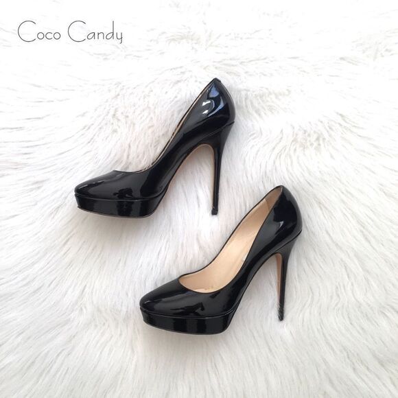 🔃Jimmy Choo Cosmic Black Patent Leather Heels - Picture 9 of 14